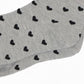 Anna-Kaci Women's Ankle Socks with Allover Heart Print and Soft Ribbed Cuff Trim