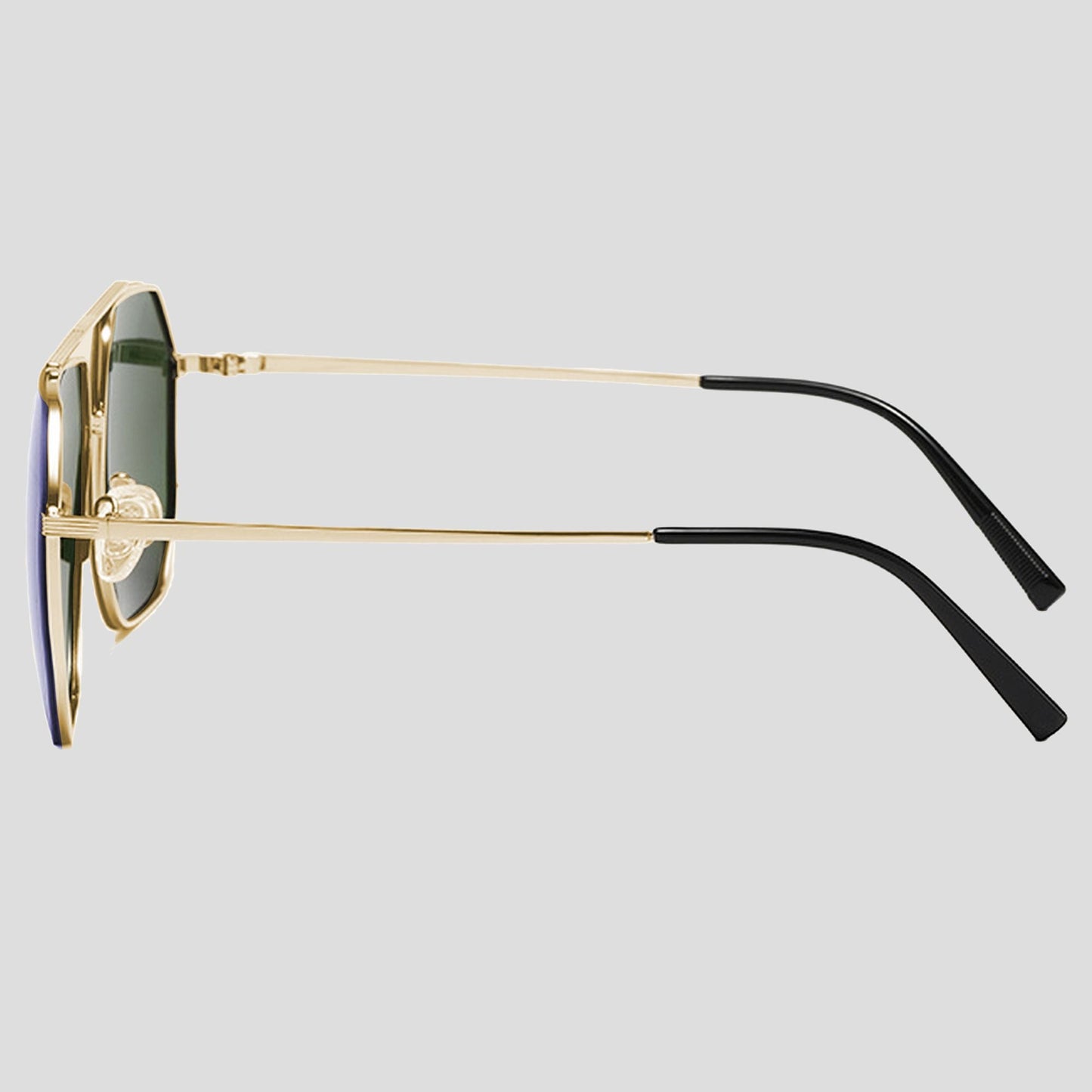 Anna-Kaci Women's Rimmed Hexagonal Polarized Aviator Sunglasses UV400 Protection