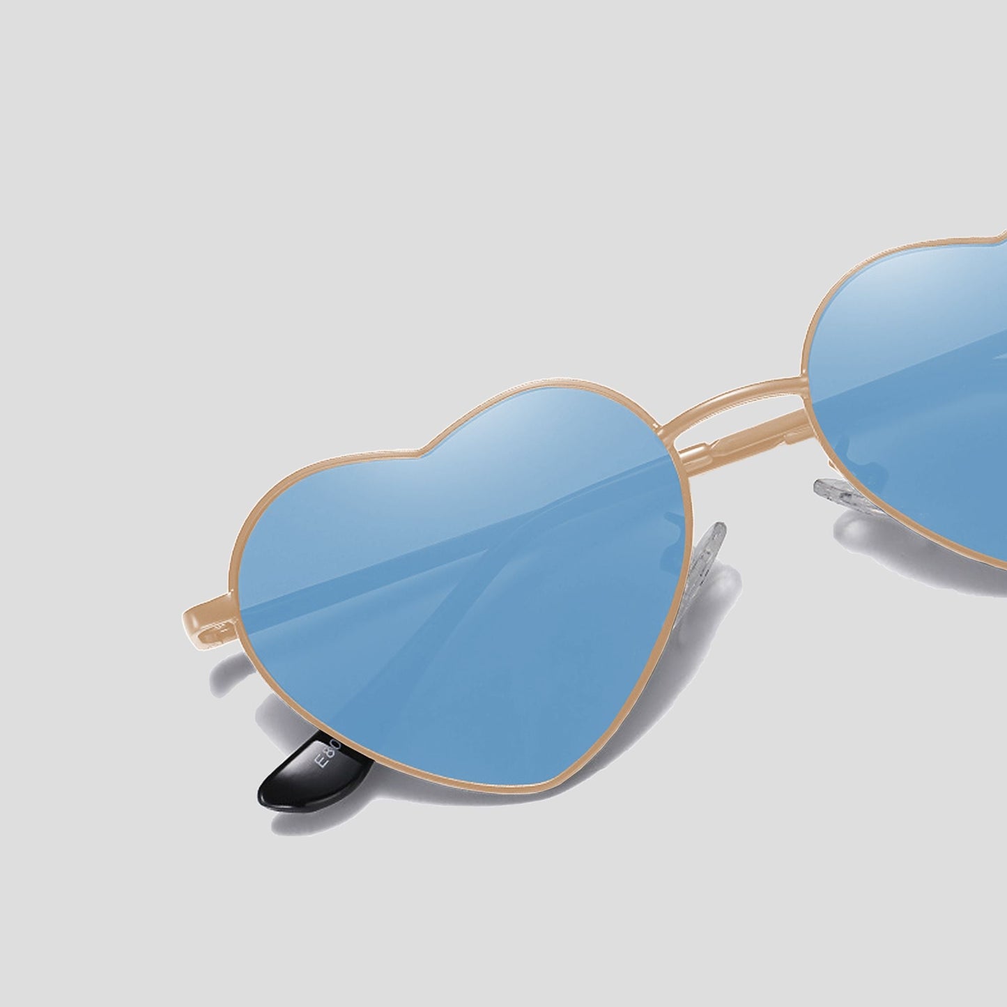 Anna-Kaci Women's Stylish Heart-Shaped Polarized Sunglasses UV400 Protection for Outdoor Activities