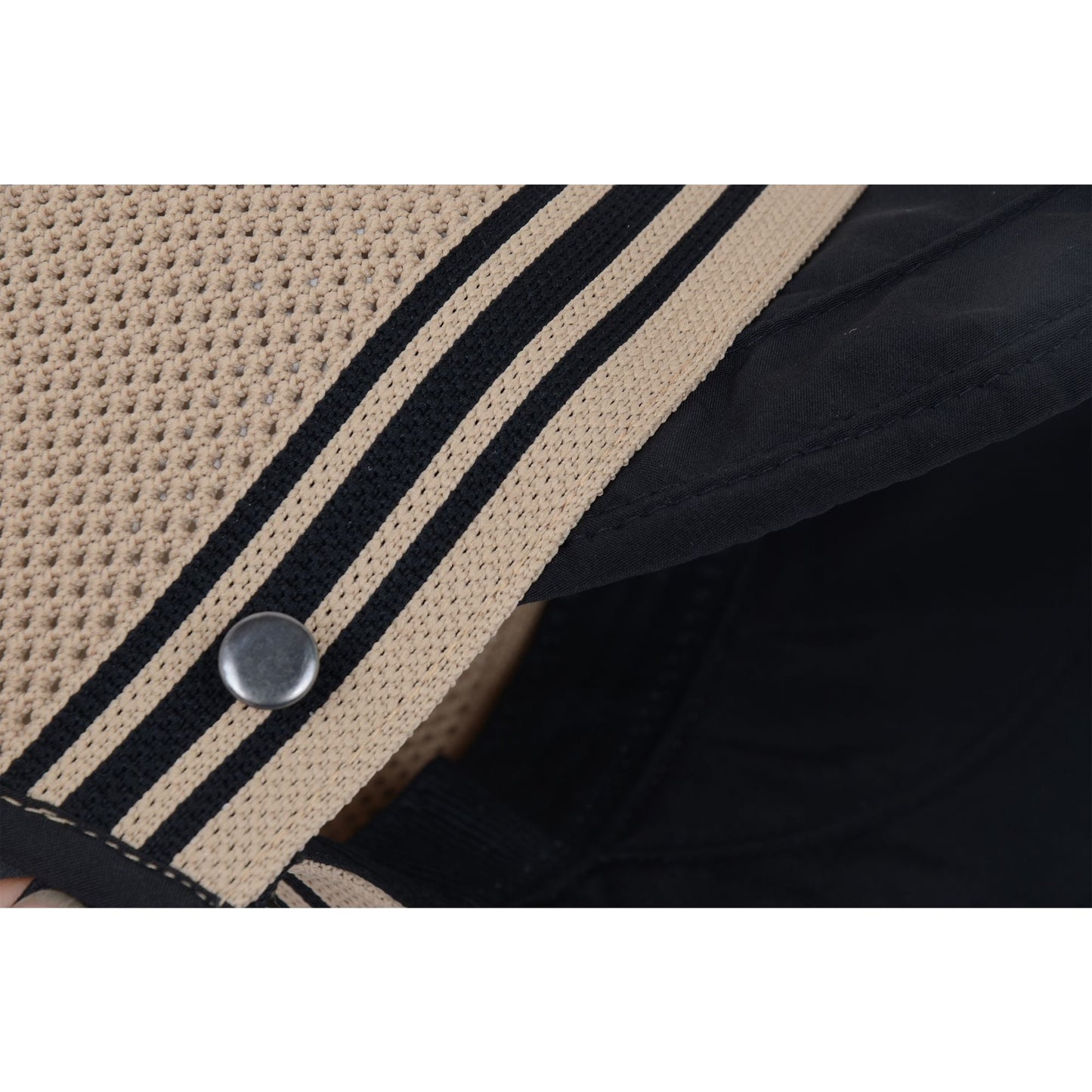 Anna-Kaci Breathable Mesh Sun Visor Cap with Ponytail Slot Adjustable Strap and Wide Brim for Outdoor Hiking and Summer Travel