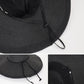Anna-Kaci Wide Brim Straw Sun Hat with Braided Cord Detail Lightweight Packable Design for Beach Outdoor Protection