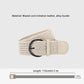 Anna-Kaci Chic Woven Womens Belt with Alloy Buckle