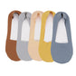 Anna-Kaci 5 Pairs Women Ice Silk Low Cut Liner Socks Deep Cut Design Anti-Slip Cotton Sole Breathable Invisible Socks for Flats