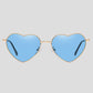 Anna-Kaci Women's Stylish Heart-Shaped Polarized Sunglasses UV400 Protection for Outdoor Activities