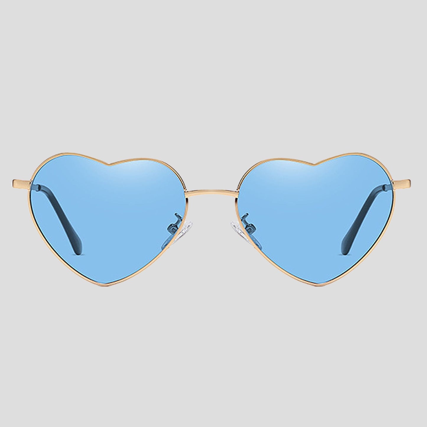 Anna-Kaci Women's Stylish Heart-Shaped Polarized Sunglasses UV400 Protection for Outdoor Activities