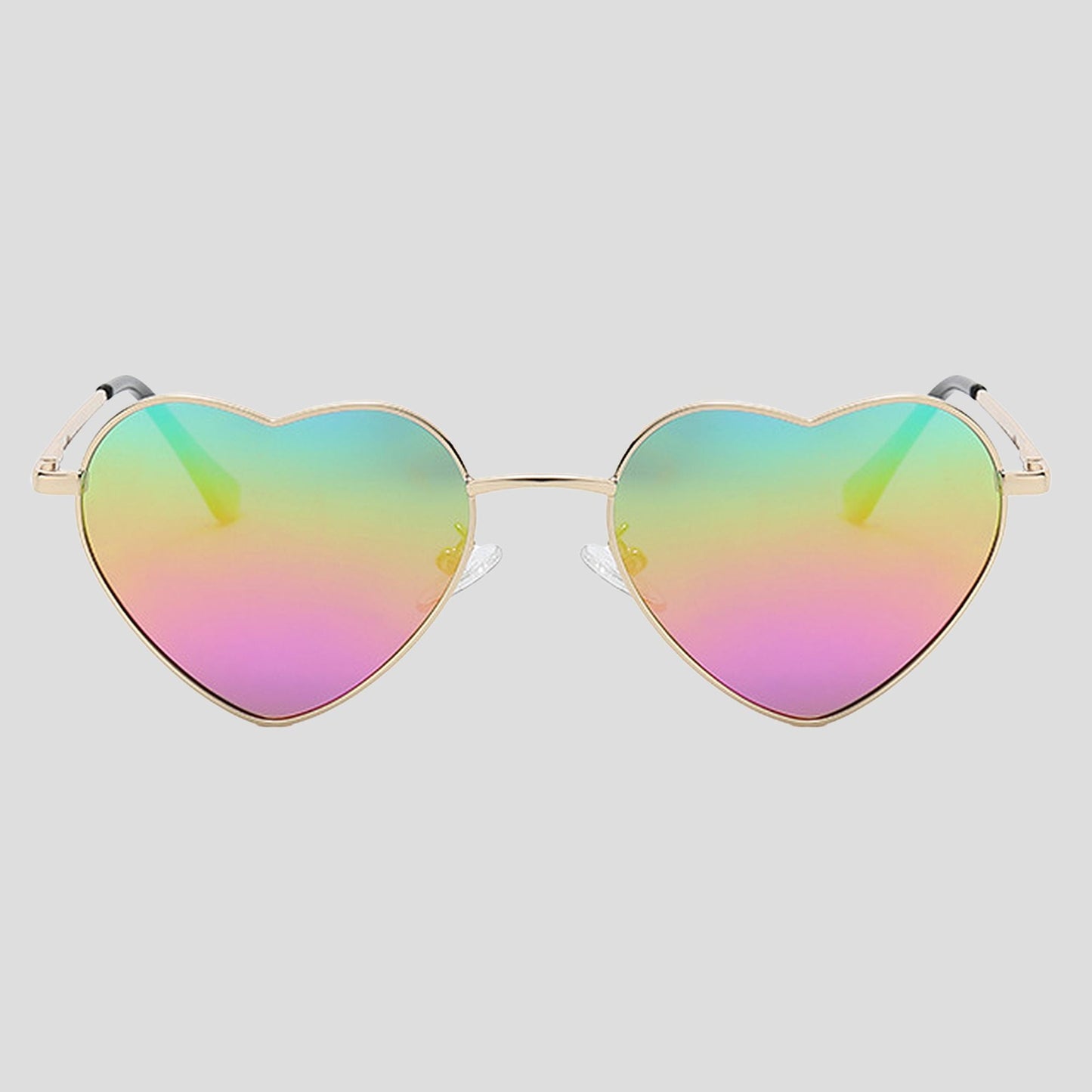 Anna-Kaci Women's Stylish Heart-Shaped Polarized Sunglasses UV400 Protection for Outdoor Activities