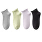 Anna-Kaci 4 Pairs Women's Ultra-Thin Ribbed Ankle Socks Soft Stretch Breathable Design in Multiple Color Combinations