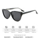 Anna-Kaci Women's Stylish Black Cat - Eye Polarized Sunglasses UV400 Protection
