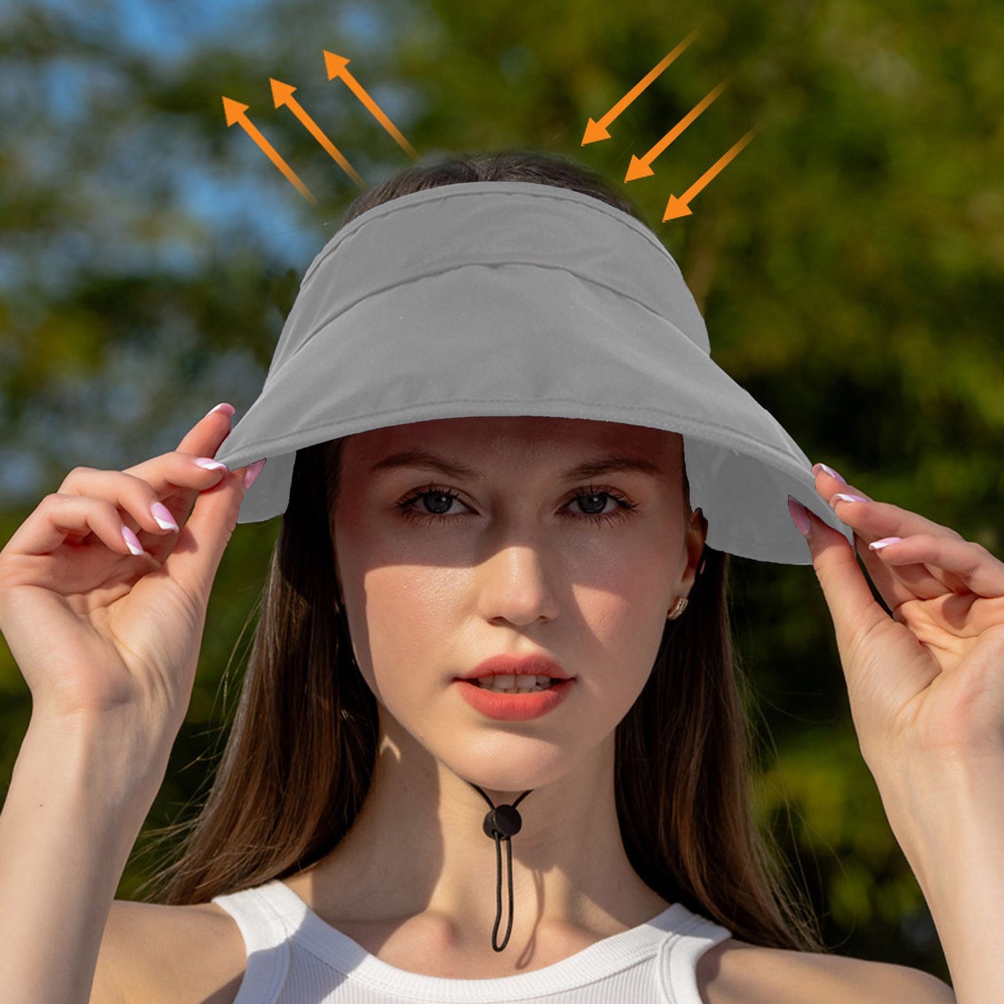 Anna-Kaci Foldable Wide - Brim Sun Visor Hat for UV Protection