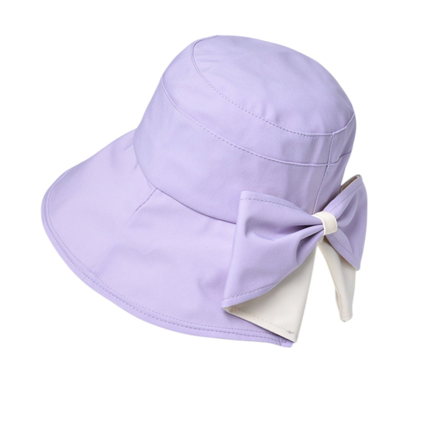 Anna-Kaci Wide Brim Bucket Hat Back Bow Detail for Sun Protection and Stylish Summer Looks