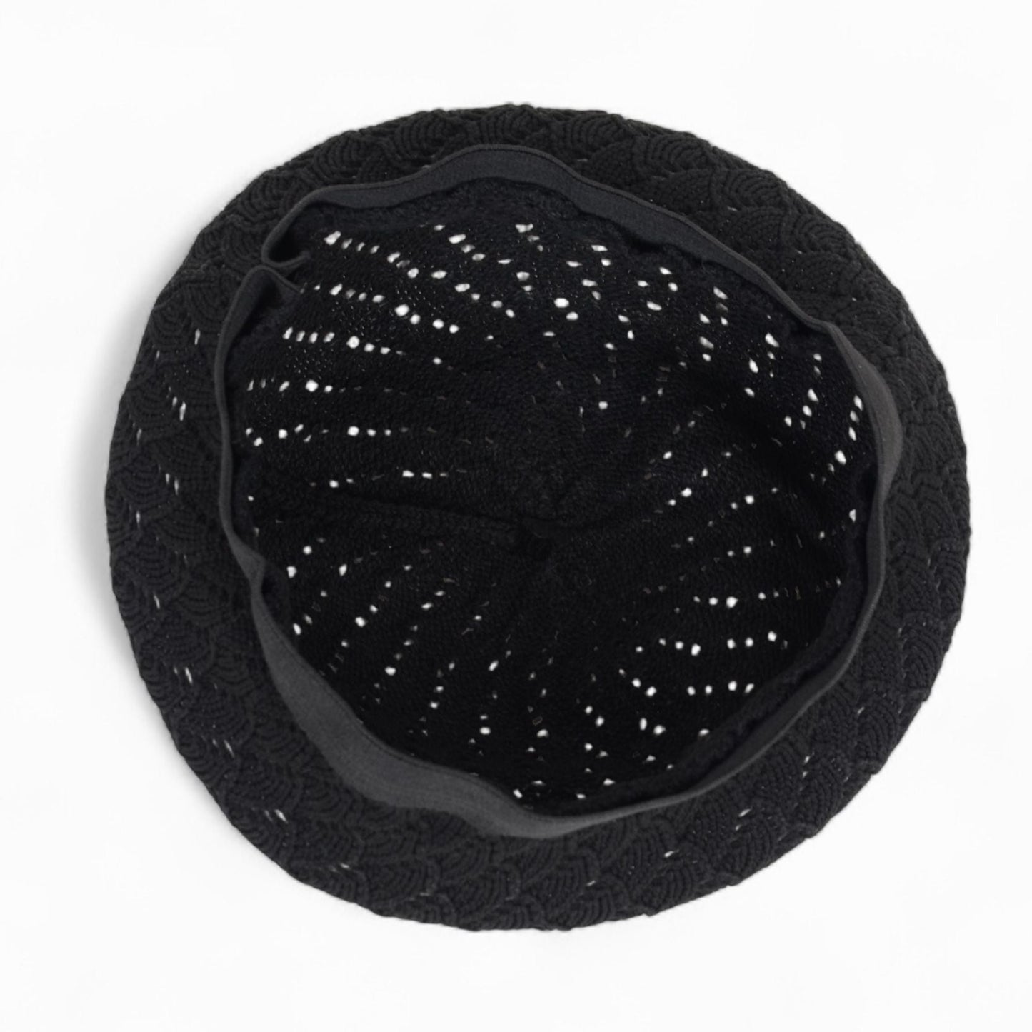 Anna-Kaci Women's Lightweight Crochet Beret Hat with Open Knit Pattern and Soft Stretch Fit