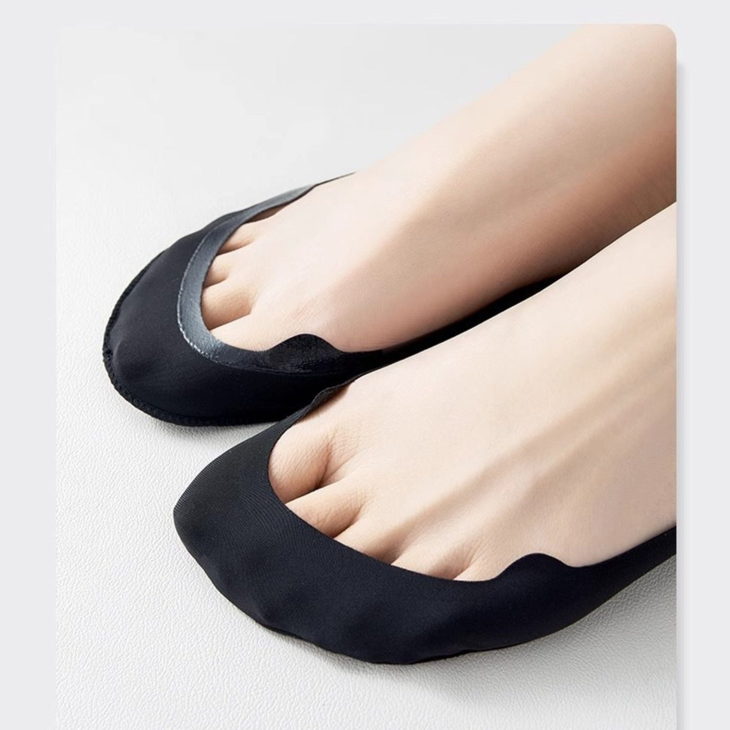 Anna-Kaci Women's Ultra Low Cut No Show Socks with Anti-Slip Silicone Grip and Seamless Toe Protection 4-Pack