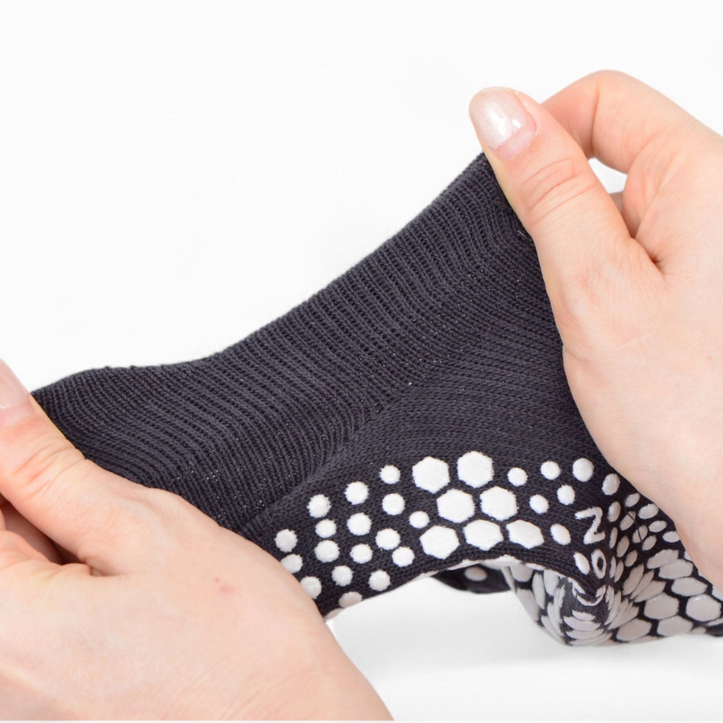 Anna-Kaci Women's Open-Toe Grip Socks for Yoga and Pilates with Non-Slip Soles and Arch Support