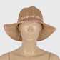Anna-Kaci Women's Flower Embellishments Sun Hats Charming Crocheted Straw