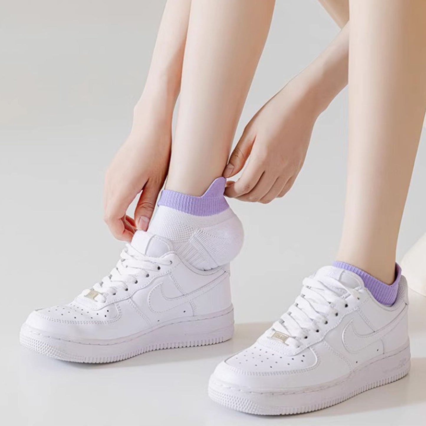 Anna-Kaci 3 Pairs Cushioned Sport Ankle Socks with Arch Support Breathable Stretch Mesh Knit Athletic Low-Cut Design