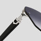 Anna-Kaci Women's Chic Trimmed Octagon Polarized Sunglasses UV400 Protection