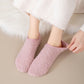 Anna-Kaci Women's 3-Pack Fuzzy Grip Socks Low Cut Non-Slip Soft Lounge Slipper Socks
