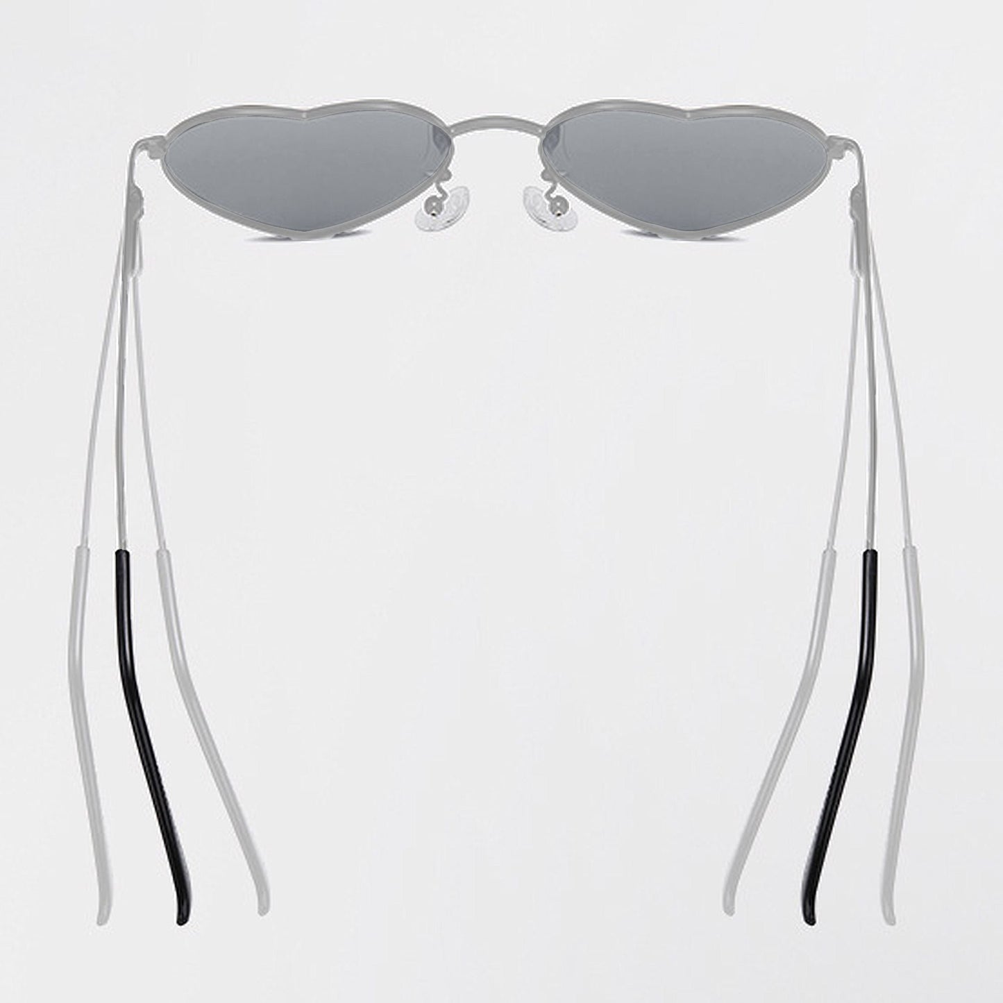 Anna-Kaci Women's Stylish Heart-Shaped Polarized Sunglasses UV400 Protection for Outdoor Activities