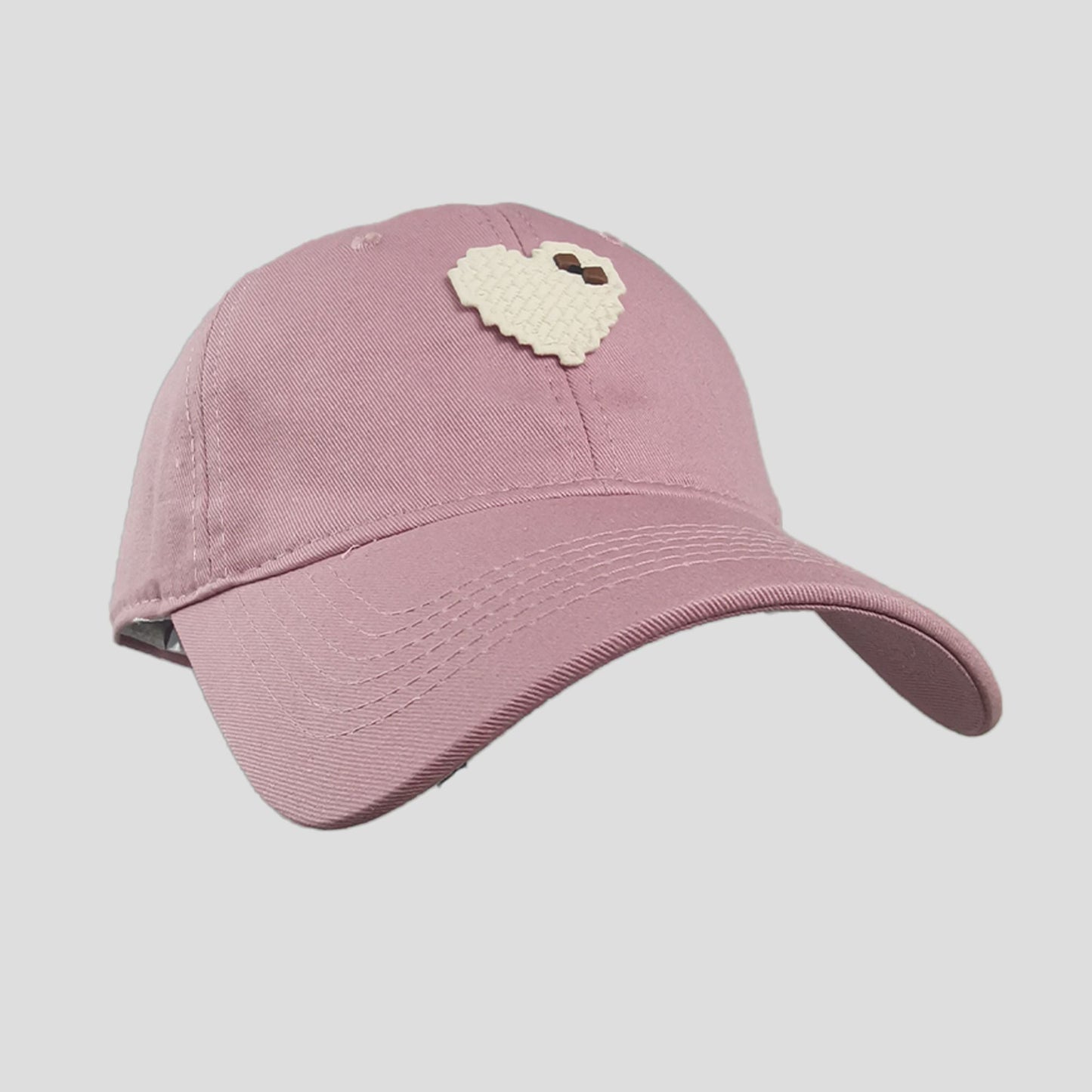 Anna-Kaci Women's Pixel Heart Wide - Brim Baseball Cap