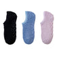 Anna-Kaci Women's 3-Pack Fuzzy Grip Socks Low Cut Non-Slip Soft Lounge Slipper Socks