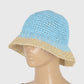 Anna-Kaci Women's Stylish Ombre Design Crochet Bucket Hat