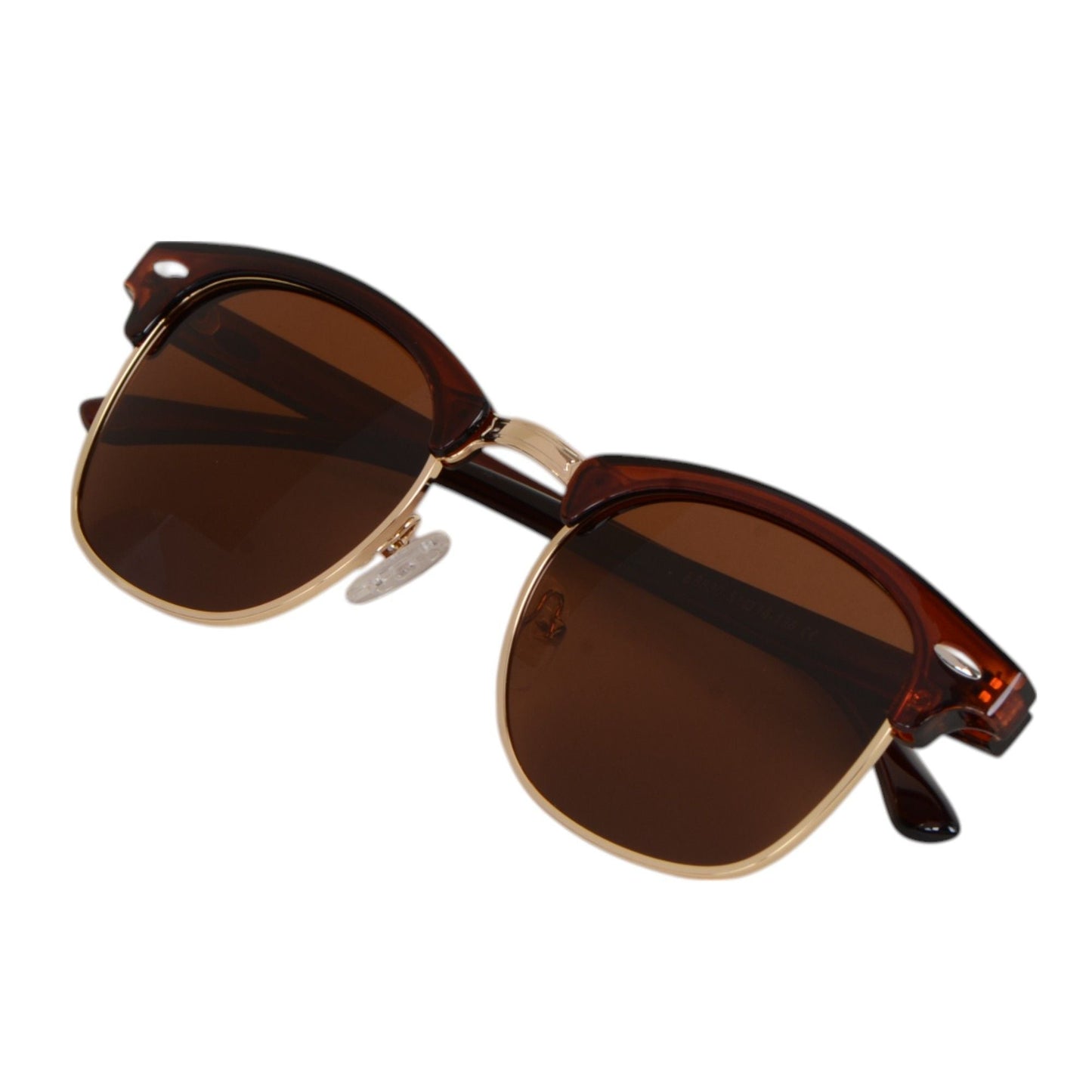 Anna-Kaci Half Frame Retro Style Daily Casual Polarized Sunglasses UV400 Protection