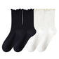 Anna-Kaci Women's 4-Pair Pack Soft Ribbed Ankle Socks with Ruffled Edge Trim Lightweight Knit Design in Multiple Color Combinations