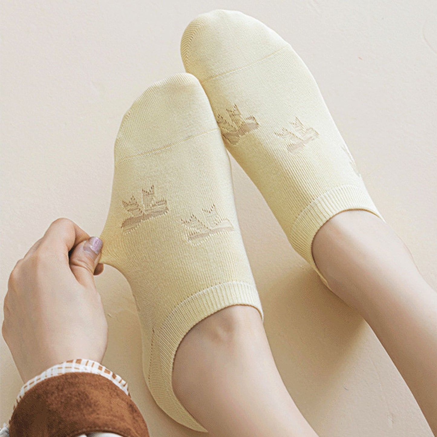 Anna-Kaci Invisible Women's Summer No-Show Liner Socks 5Pk