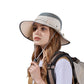 Anna-Kaci Wide Brim Outdoor Hat with Mesh Ventilation Snap-Up Sides and Chin Strap for Hiking, Beach, Travel, and Sun Protection