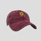 Anna-Kaci Women's Baseball Cap with Sunflower Embroidery