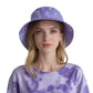 Anna-Kaci Summer Fisherman Hat Outdoor Travel Tie Dye Bucket Hat with Wide Brim Casual Sun Protection