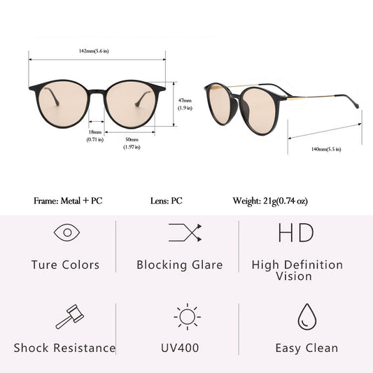 Anna-Kaci Women's Retro Cat-Eye Sunglasses