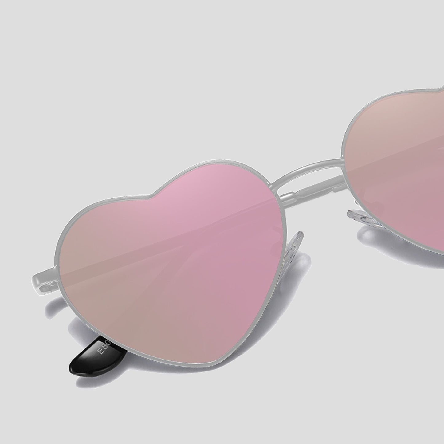 Anna-Kaci Women's Stylish Heart-Shaped Polarized Sunglasses UV400 Protection for Outdoor Activities