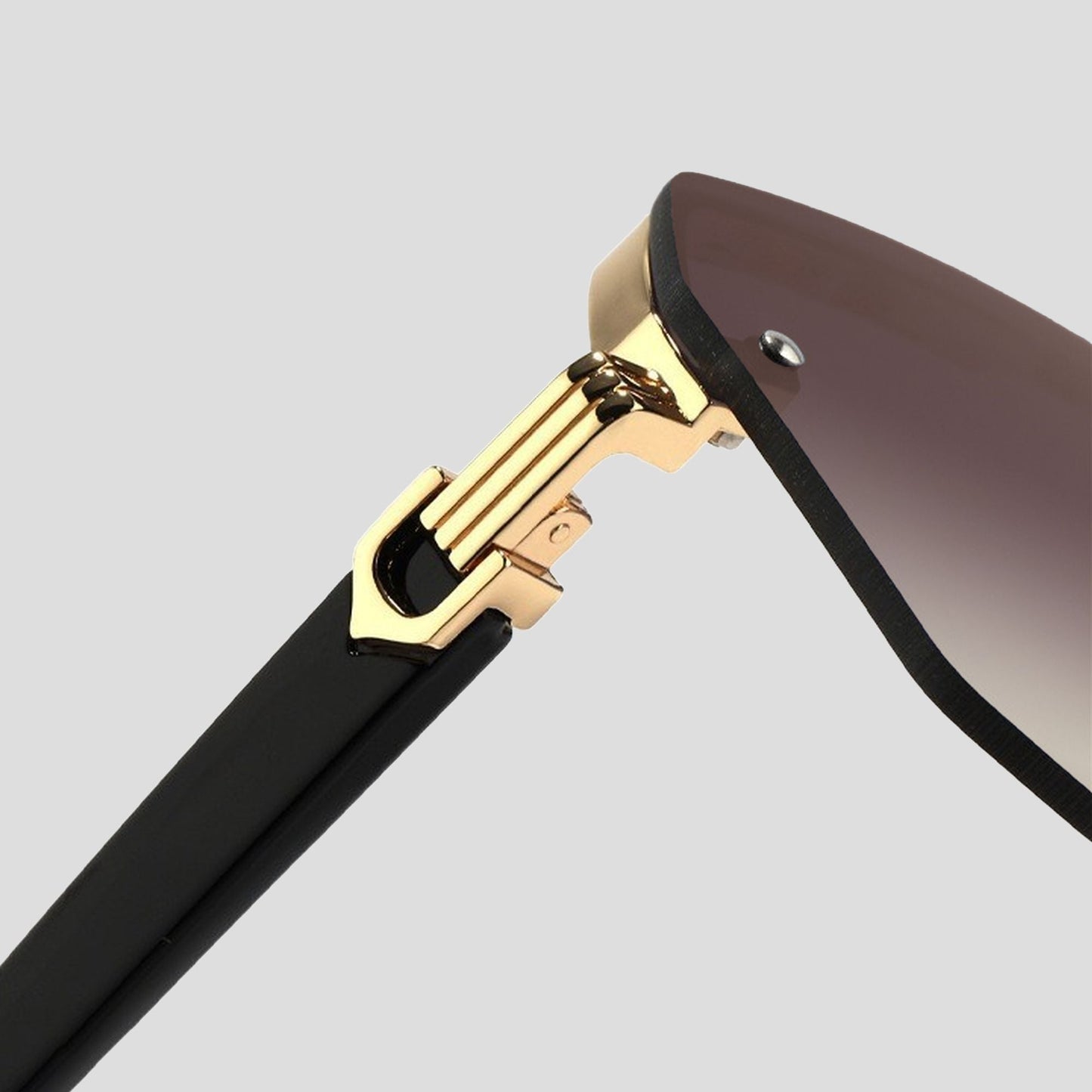 Anna-Kaci Women's Chic Trimmed Octagon Polarized Sunglasses UV400 Protection