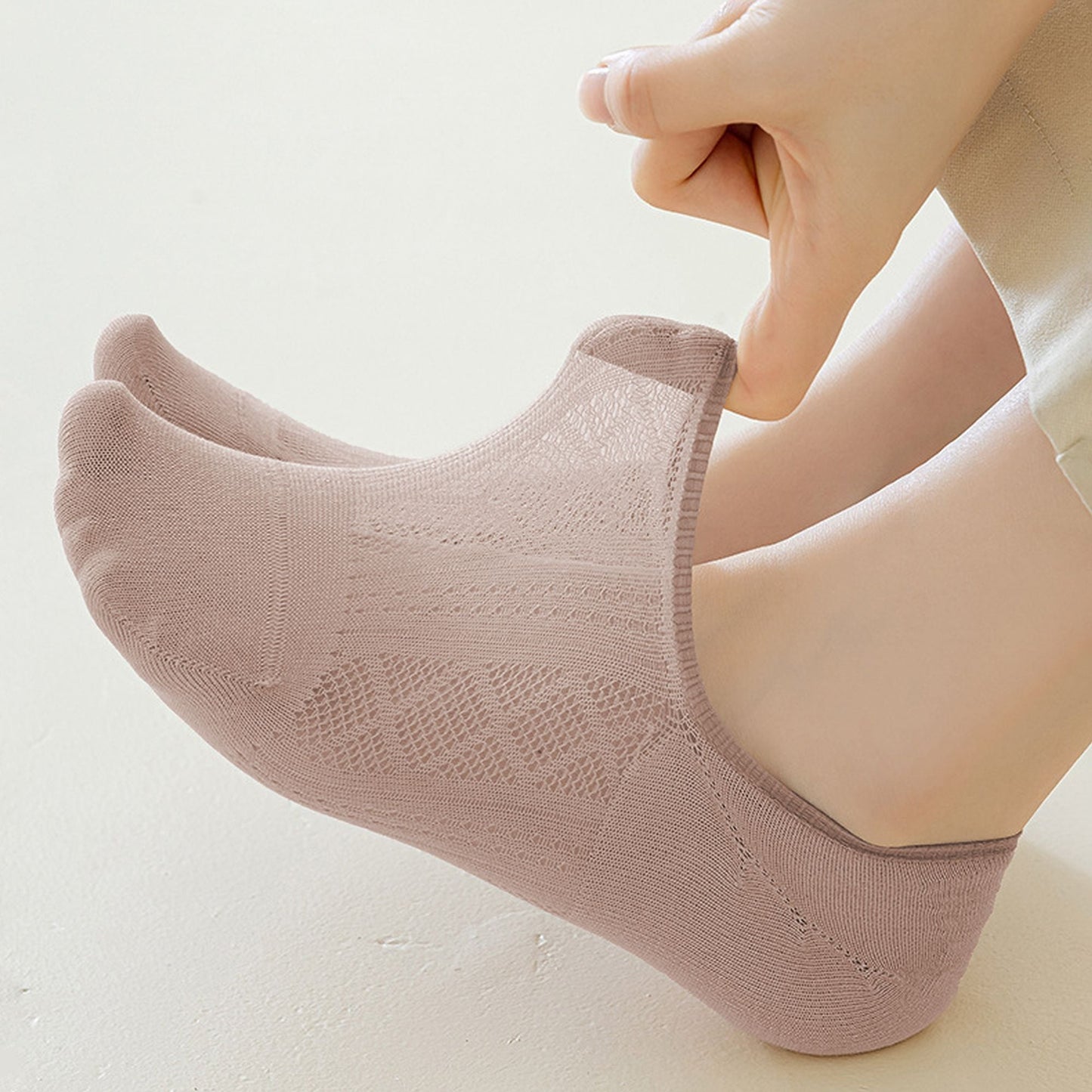 Anna-Kaci Women's Invisible No-Show Liner Socks 6Pk