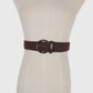 Anna-Kaci Chic Woven Womens Belt with Alloy Buckle