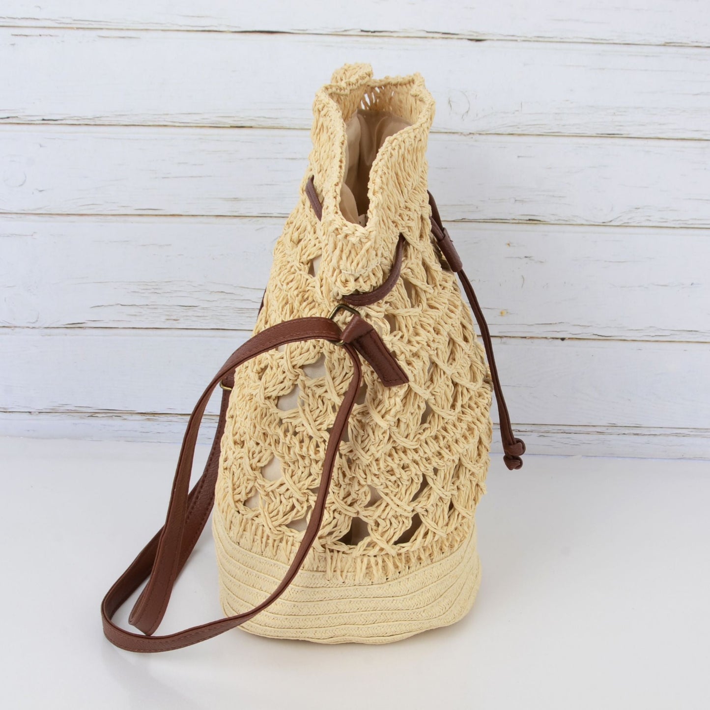 Anna-Kaci Women's Bohemian - Style Crochet Shoulder Bag