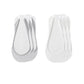 Anna-Kaci Women's Low Cut No Show Liner Socks with Non-Slip 3D Silicone Heel Grip Pack of 6 Pairs