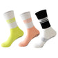 Anna-Kaci 3 Pairs Women's Non-Slip Yoga Crew Socks Soft Cotton Grip Sole Ribbed Cuff for Fitness