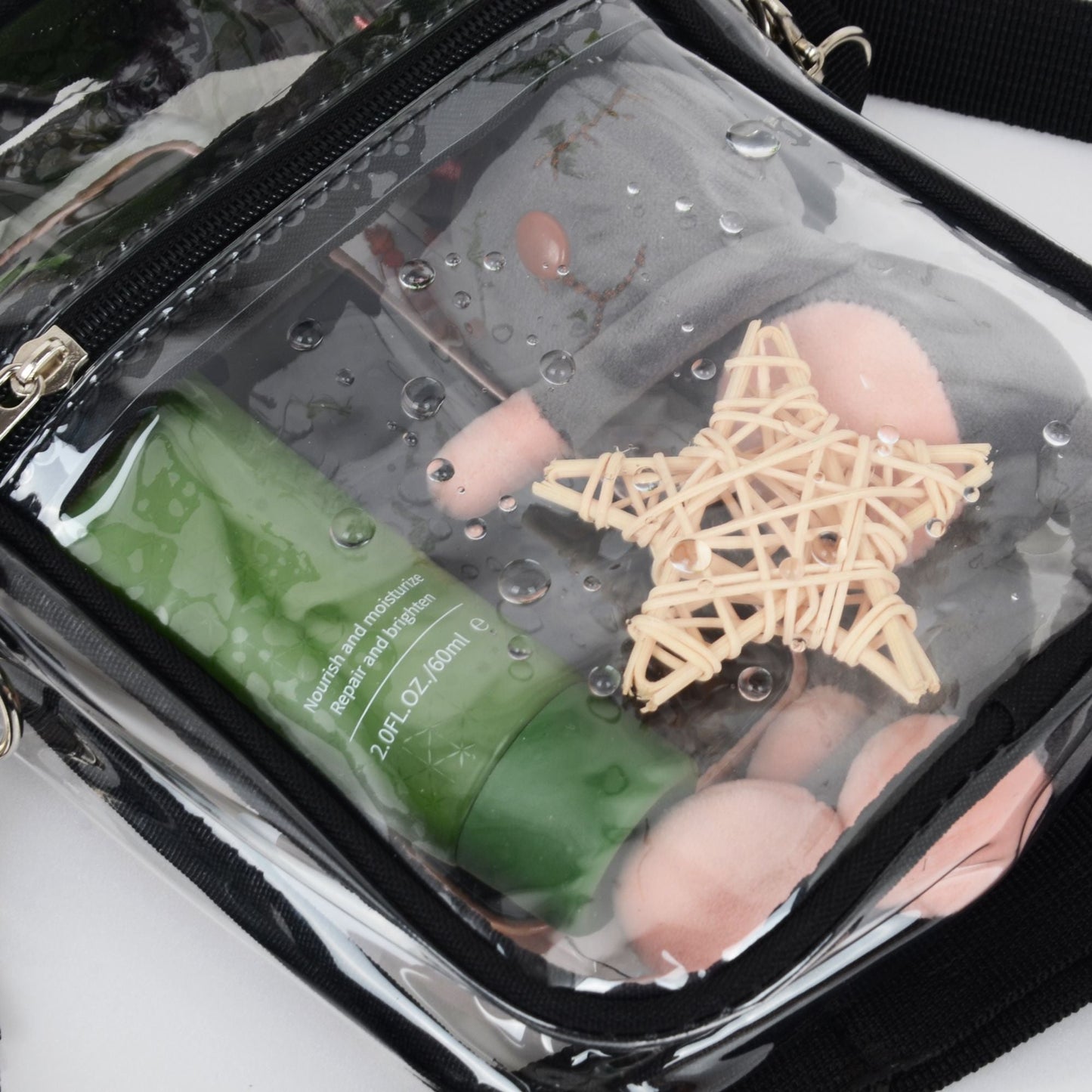 Anna-Kaci Sleek Clear Women's Shoulder Bag