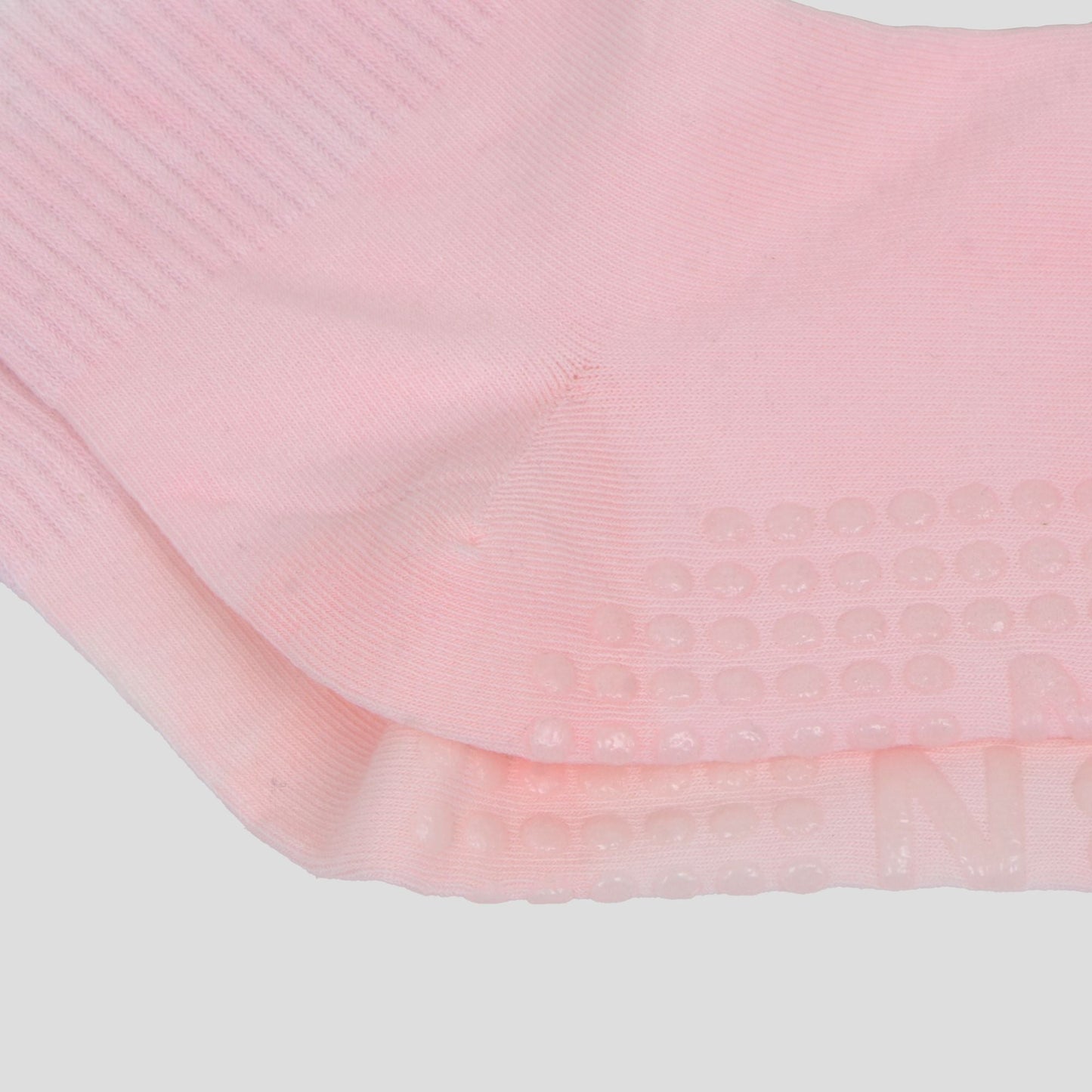 Anna-Kaci Women's Gradient Color Athletic Crew Socks Non Slip Silicone Cushioned Sole for Yoga Jogging 2 Pairs