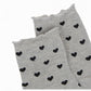 Anna-Kaci Women's Ankle Socks with Allover Heart Print and Soft Ribbed Cuff Trim