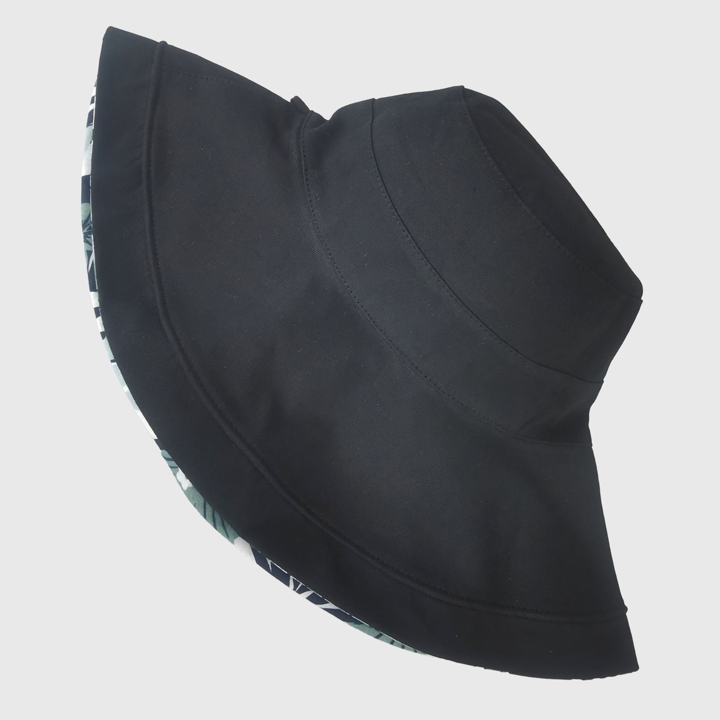 Anna-Kaci Women's 2-in-1 Double-Sided Bucket Hat with Floral & Solid Design