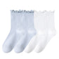 Anna-Kaci Women's 4-Pair Pack Soft Ribbed Ankle Socks with Ruffled Edge Trim Lightweight Knit Design in Multiple Color Combinations