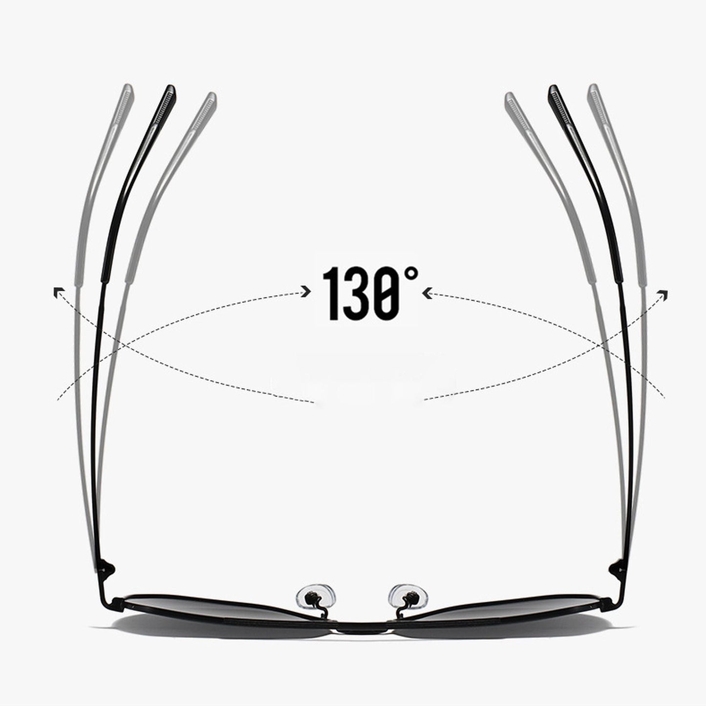 Anna-Kaci Women's Trendy Double-Bridge Metal Frame Sunglasses