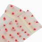 Anna-Kaci Women's Sheer Crew Socks with Flocked Heart Pattern and Reinforced Toe and Heel 2-Pack