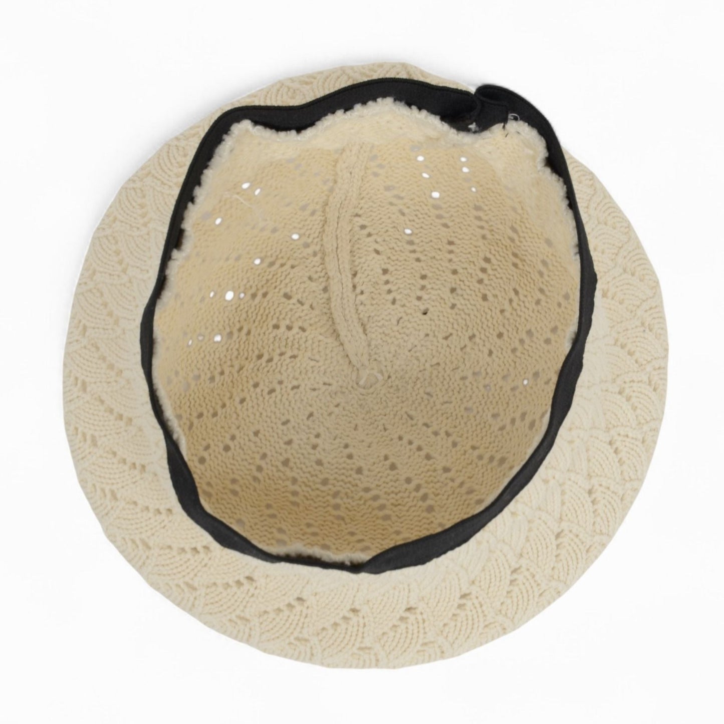 Anna-Kaci Women's Lightweight Crochet Beret Hat with Open Knit Pattern and Soft Stretch Fit