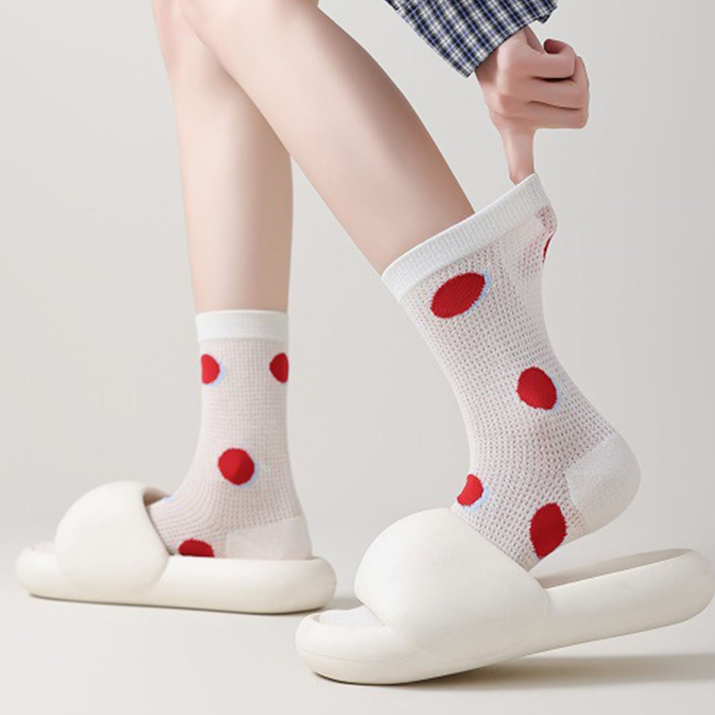 Anna-Kaci Womens Cute Cartoon Embroidered Crew Socks 3-Pair Pack Fun Patterned Cotton Knit Soft and Stretchy Casual Style