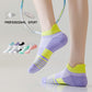 Anna-Kaci 3 Pairs Cushioned Sport Ankle Socks with Arch Support Breathable Stretch Mesh Knit Athletic Low-Cut Design