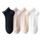 Anna-Kaci Women's 4-Pair Pack Breathable Lace Trim Ankle Socks with Open Knit Mesh Texture and Cotton Comfort